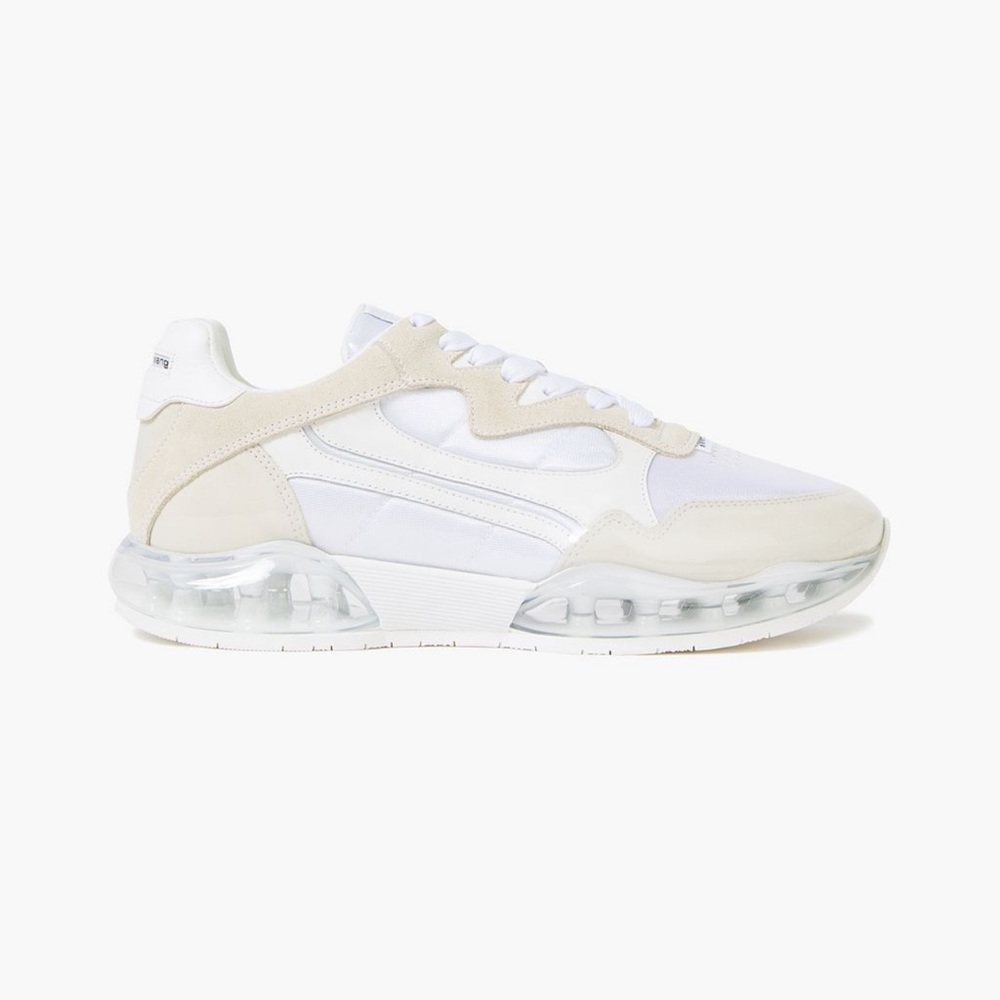 NWT Alexander Wang Off-white Stadium layered PVC, leather, suede, mesh sneakers